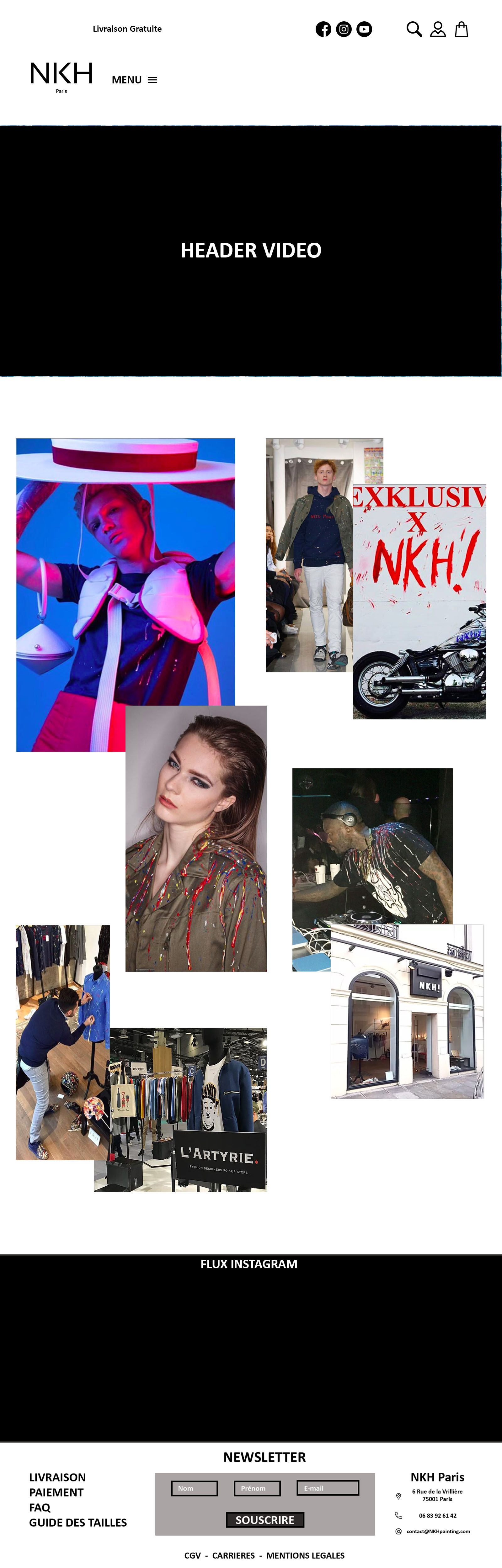 NKH Paris home page